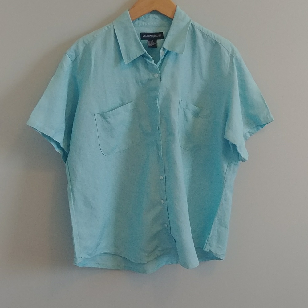 Mountain Lake Linen Blend Shirt
